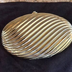 Stunning gold evening clutch